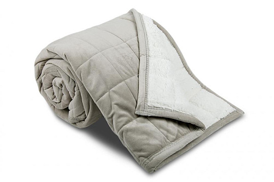 deka z mikrovlákna EXTRA MĚKKÁ OVEČKA prošev šedá světlá