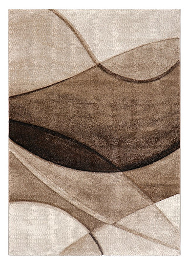 Moderní kusový koberec DIAMOND geometrické vlny