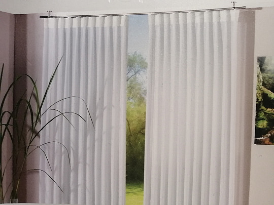 Řasící stuha NEW WAVE na záclonu 8 cm, 1:2