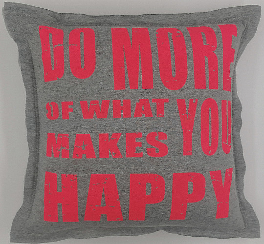 Povlak na polštář SMILE růžový