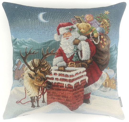 Vánoční gobelínový povlak SANTA CLAUS 1