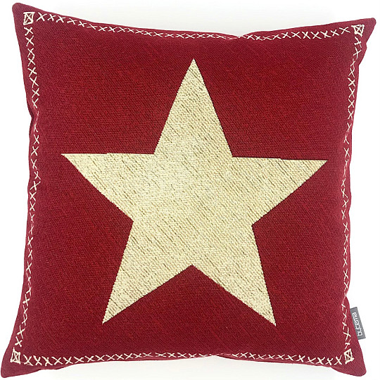 Gobelínový povlak na polštář RED STAR 1