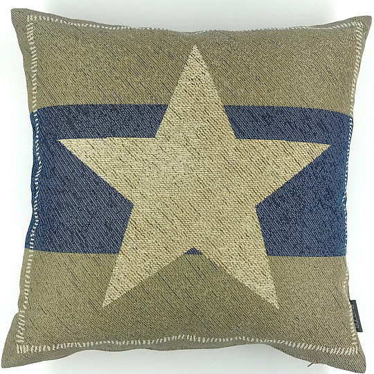Gobelínový povlak na polštář BLUE STAR 2
