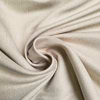 Luxusní jednobarevná designová dekorační látka GERSTER 7032/0870 BÉŽOVÁ