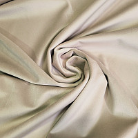 Luxusní jednobarevná designová dekorační látka GERSTER 77042/0023 SV. BÉŽOVÁ