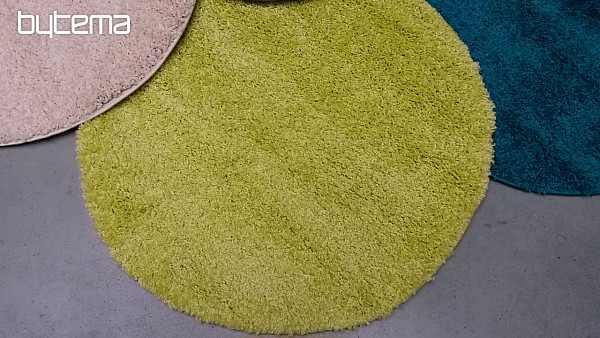 Kulaté koberece RIO žluto zelený