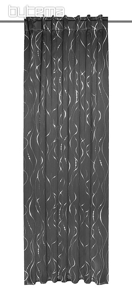 Dekorační závěs MIGUEL šedý 135x245 - blackout