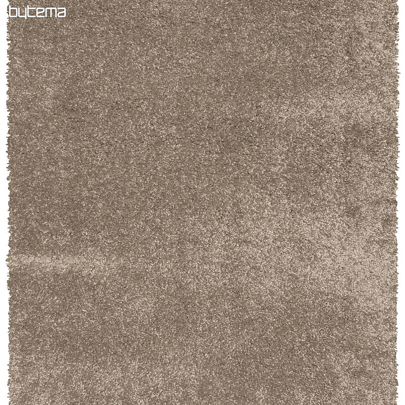 Kusový koberec SHAGGY TOUCH hnědý