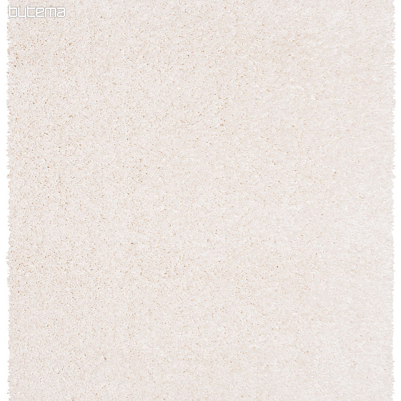 Kusový koberec SHAGGY TOUCH bílý