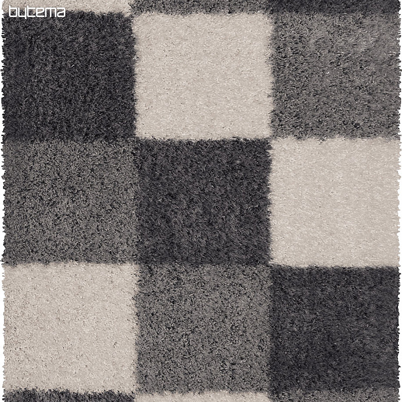 Kusový koberec SHAGGY PLEASURE Squar šedý