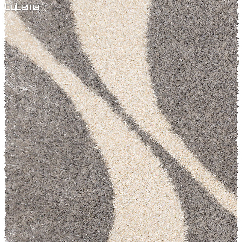 Kusový koberec SHAGGY PLEASURE Ellipse šedý