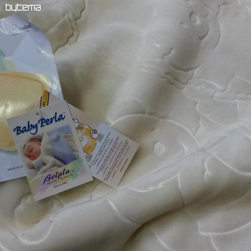 Španělská dětská deka - krémová