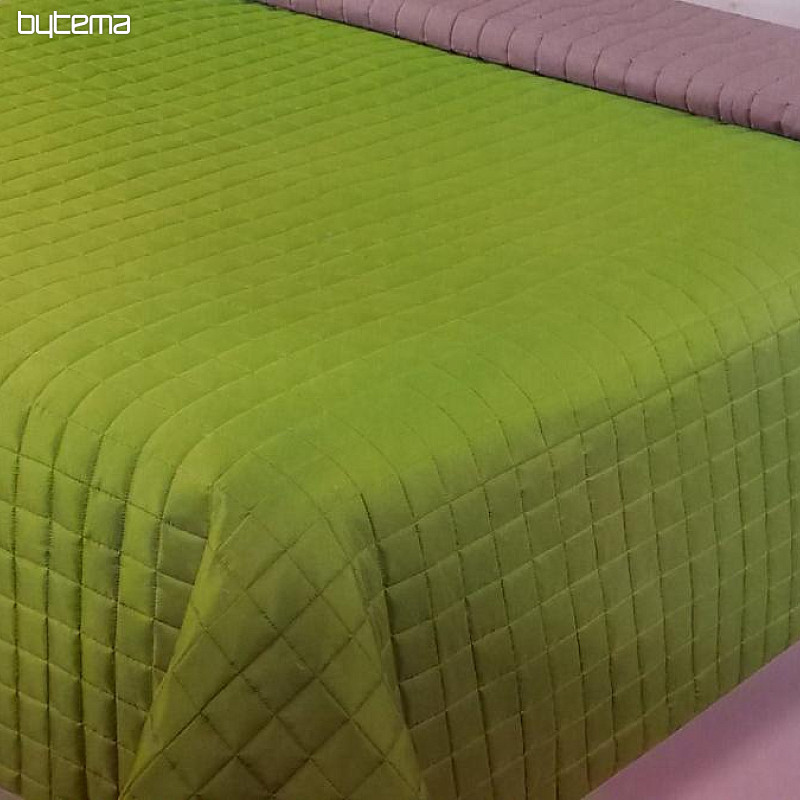 Moderní přehoz na postel EVA NEW - zelená, béžová