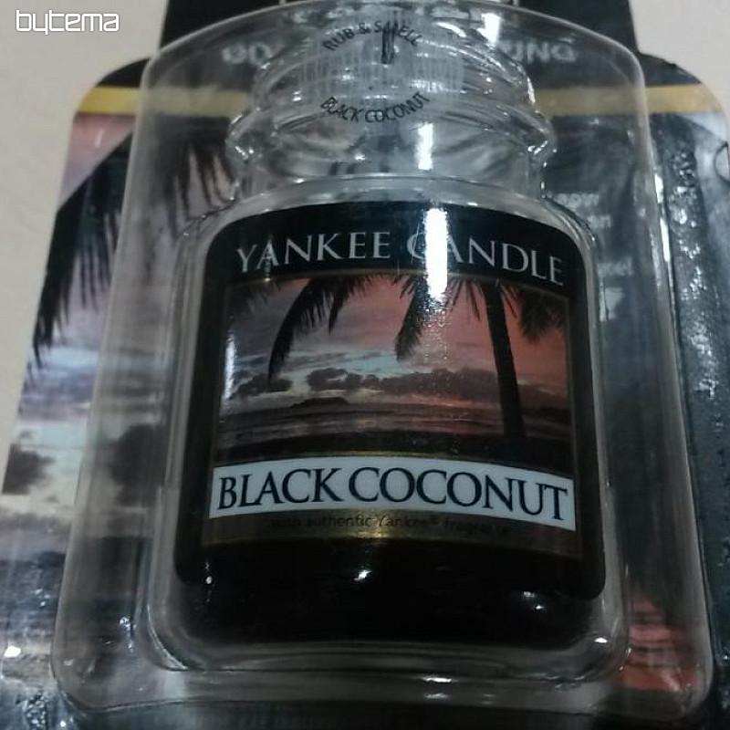 Gelová vůně visačka YANKEE CANDLE - BLACK COCONUT