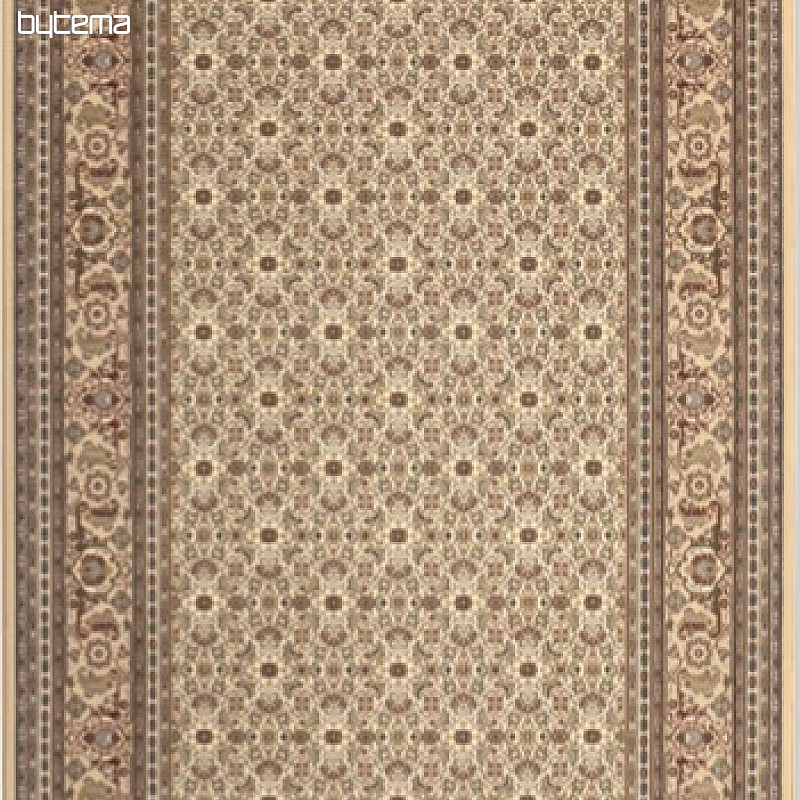 Vlněný klasický koberec ORIENT krém celoplošný vzor
