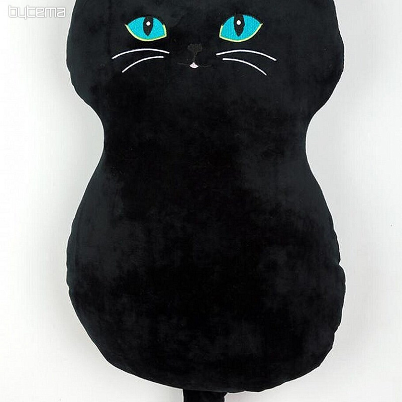 Polštářek Kočka černá spandex