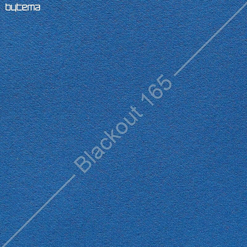 Dekorační látka BLACKOUT na závěsy modrá 165