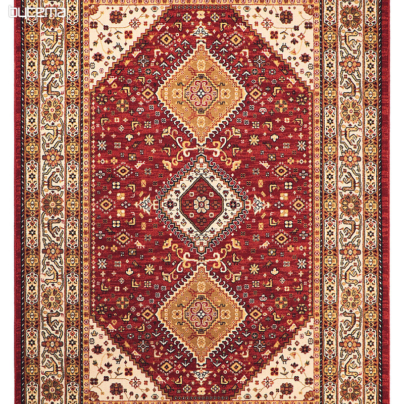 Luxusní vlněné koberec JENEEN 93 bordó