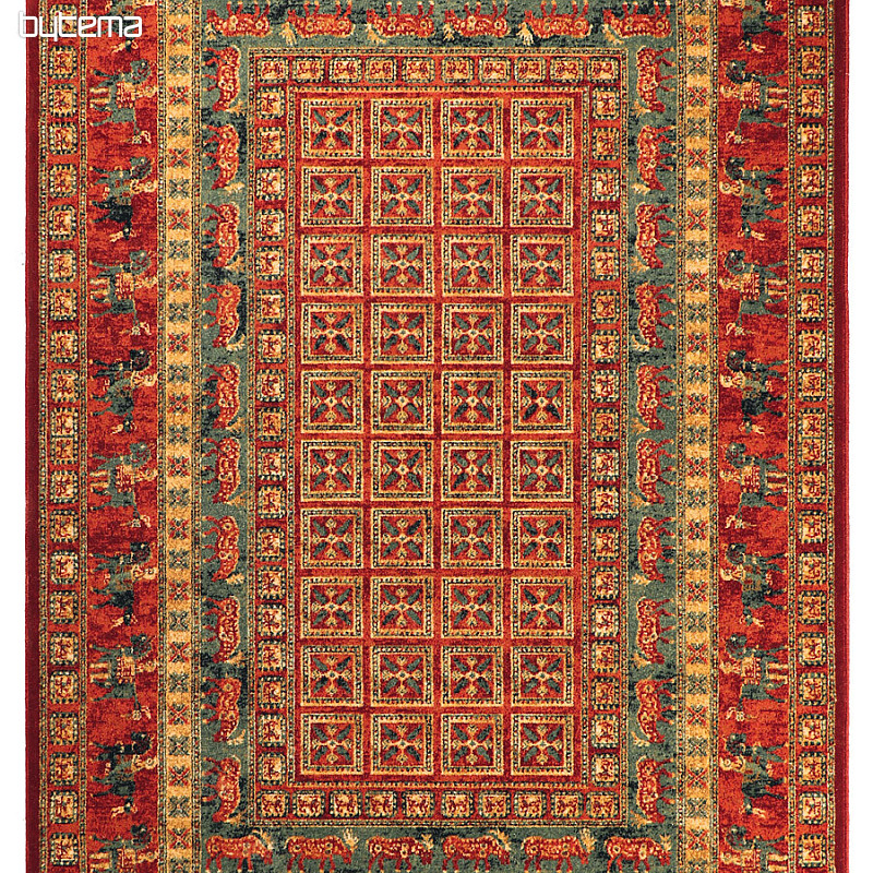 Luxusní vlněné koberec JENEEN 527 bordó