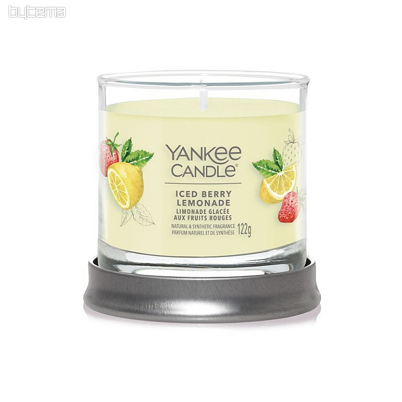 svíčka YANKEE CANDLE vůně ICED BERRY LEMONADE TUMBER MALÝ