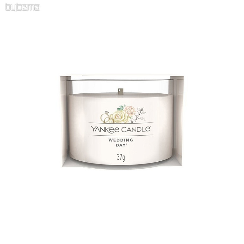 svíčka YANKEE CANDLE vůně WEDDING DAY ve skle 37g