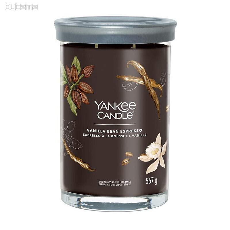 svíčka YANKEE CANDLE vůně VANILLA BEAN ESPRESO TUMBER VELKÝ