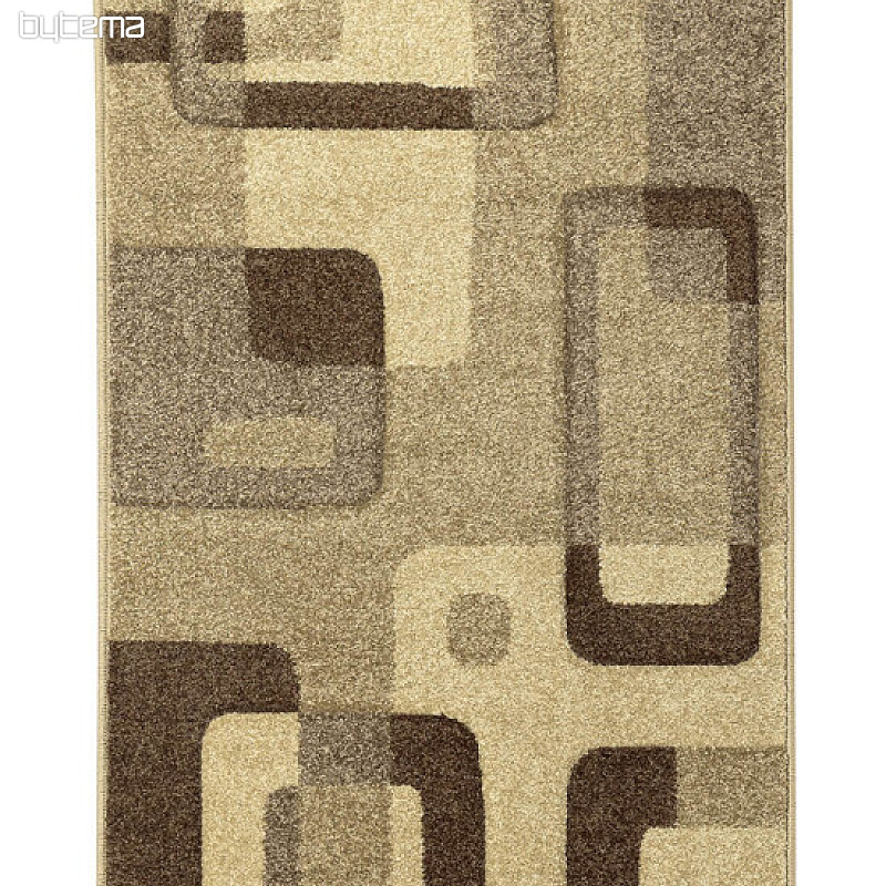 Kusový koberec PORTLAND hnědo béžový