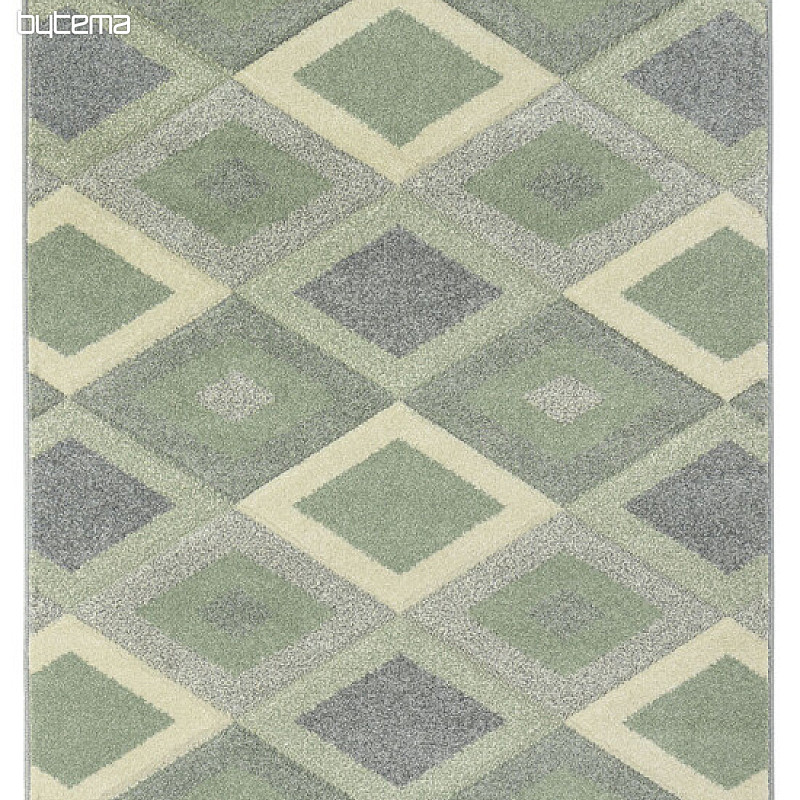 Kusový koberec PORTLAND zelenošedý