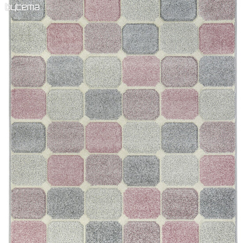 Kusový koberec PORTLAND barevný kostky