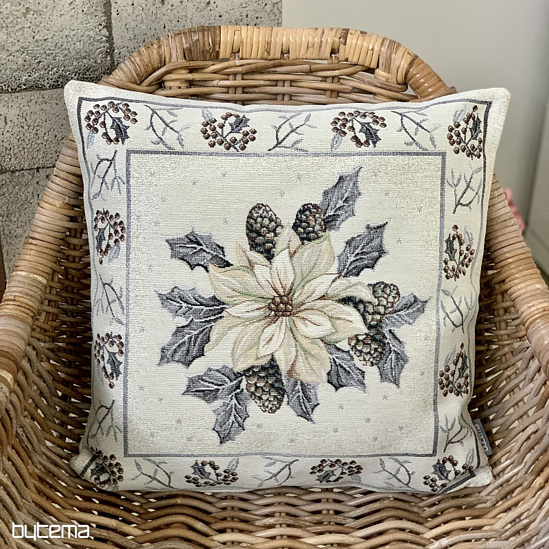 Vánoční gobelínový povlak HVĚZDA STŘÍBRNÁ