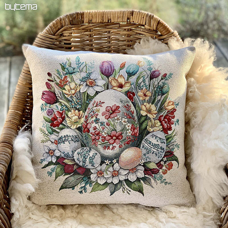 Velikonoční gobelínový povlak ČERVENÉ KRASLICE