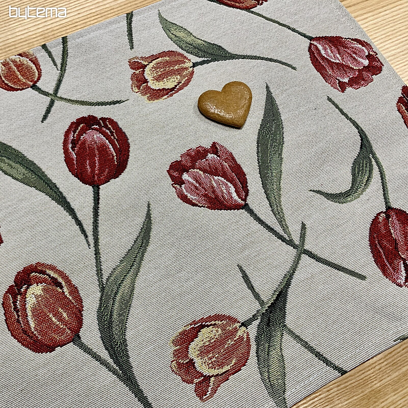 Gobelínová prostírka TULIPÁNY III velký vzor