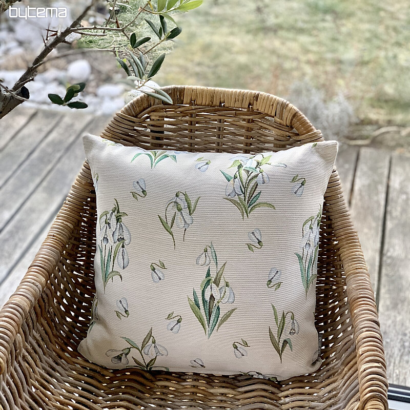 Gobelínový povlak na polštář SNOWDROPS
