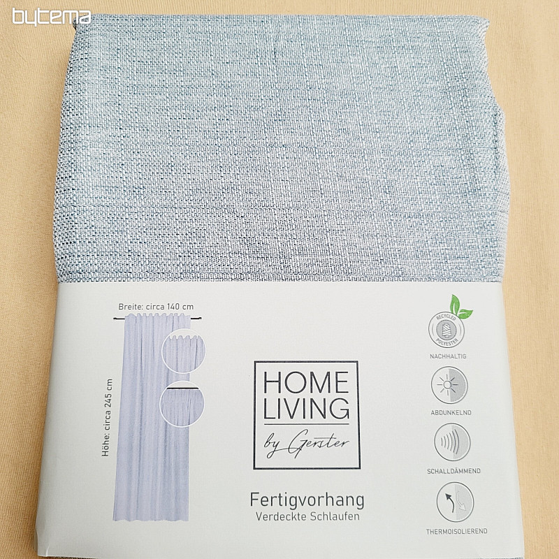 Luxusní hotový závěs HOME LIVING šedomodrá