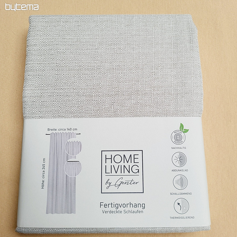 Luxusní hotový závěs HOME LIVING béžovo šedá