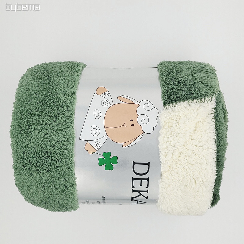Deka ovečka-ovečka LESNÍ ZELENÁ