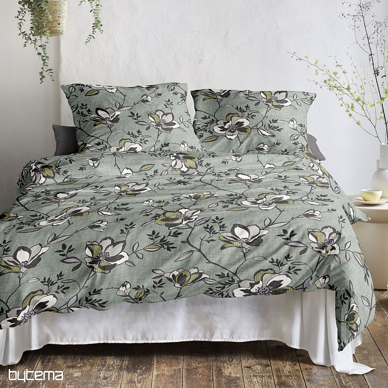 Luxusní flanelové povlečení IRISETTE KOALA 8616-30 ZELENÁ