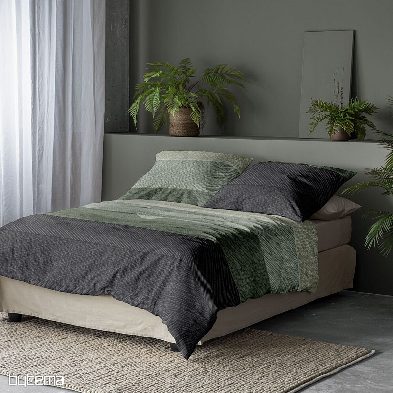 Luxusní flanelové povlečení IRISETTE KOALA 8430-30 ZELENÁ