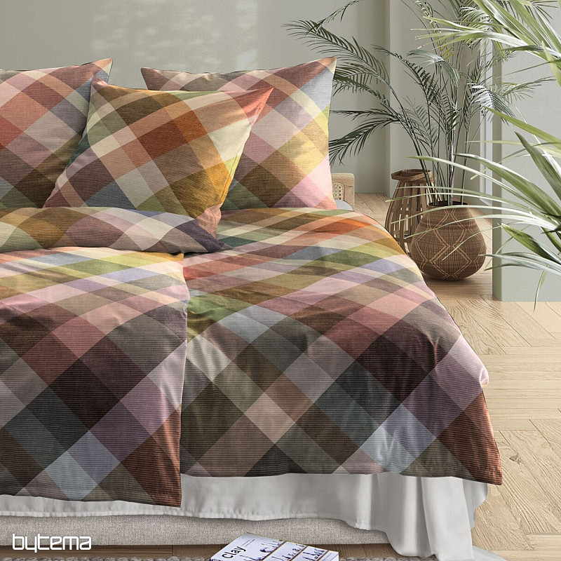 IRISETTE luxusní flanelové povlečení ZOBEL 8631-90 MULTI