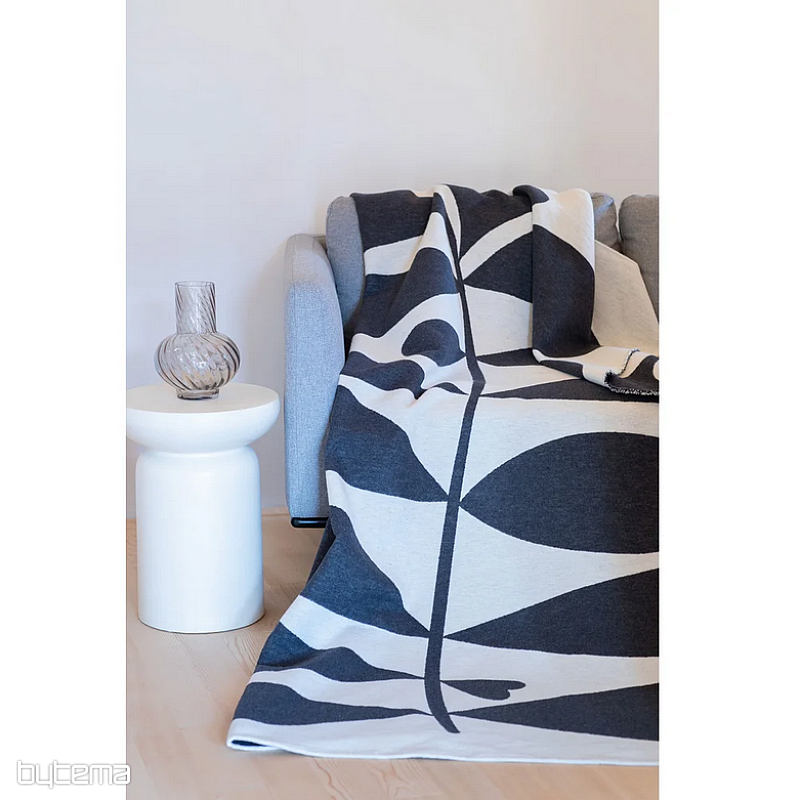 Deka DF LUCA VELKÉ LISTY ŠEDOBÉŽOVÉ