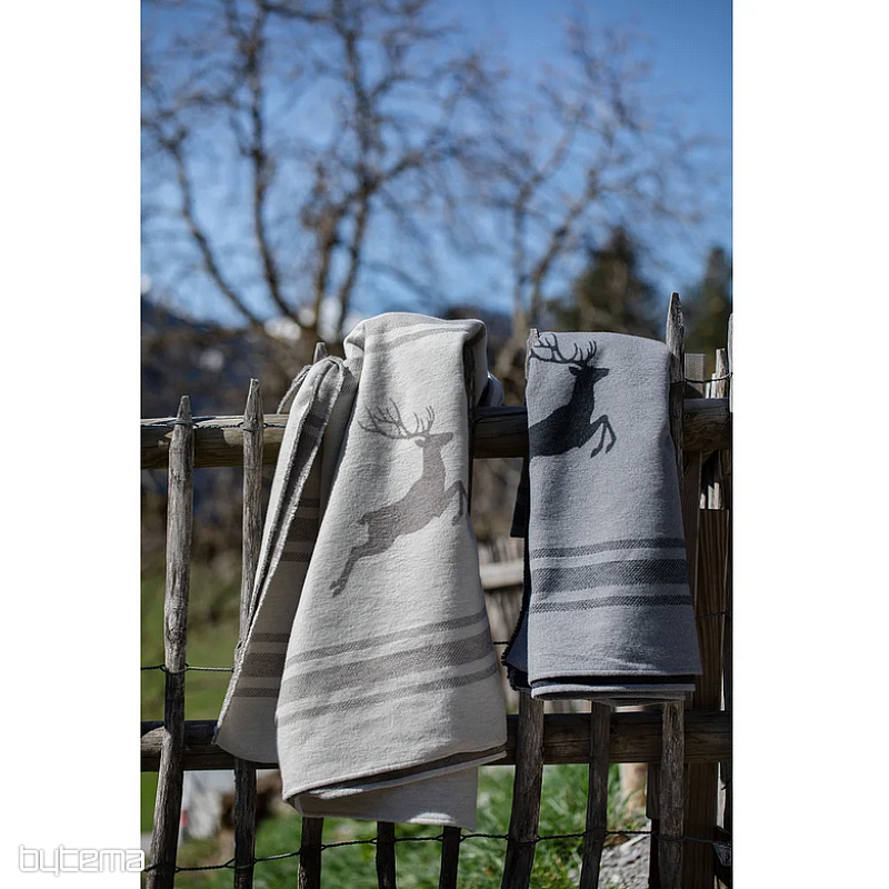 Deka DF LUCA JELENÍ SKOK ŠEDÁ