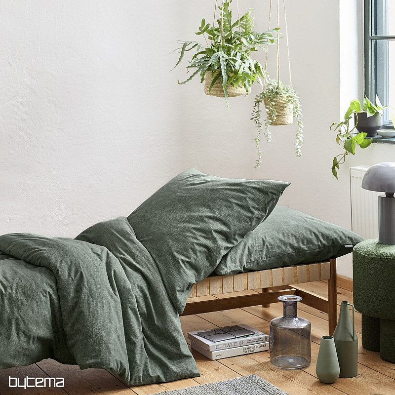 Luxusní flanelové povlečení IRISETTE KOALA 8544-30 zelená