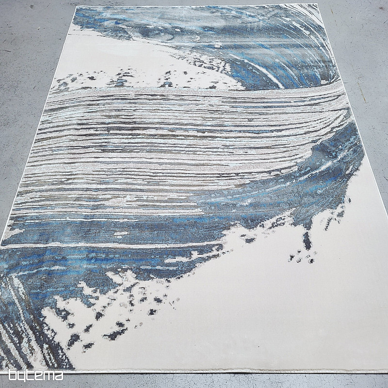 Kusový koberec BLOOM 466 modrý