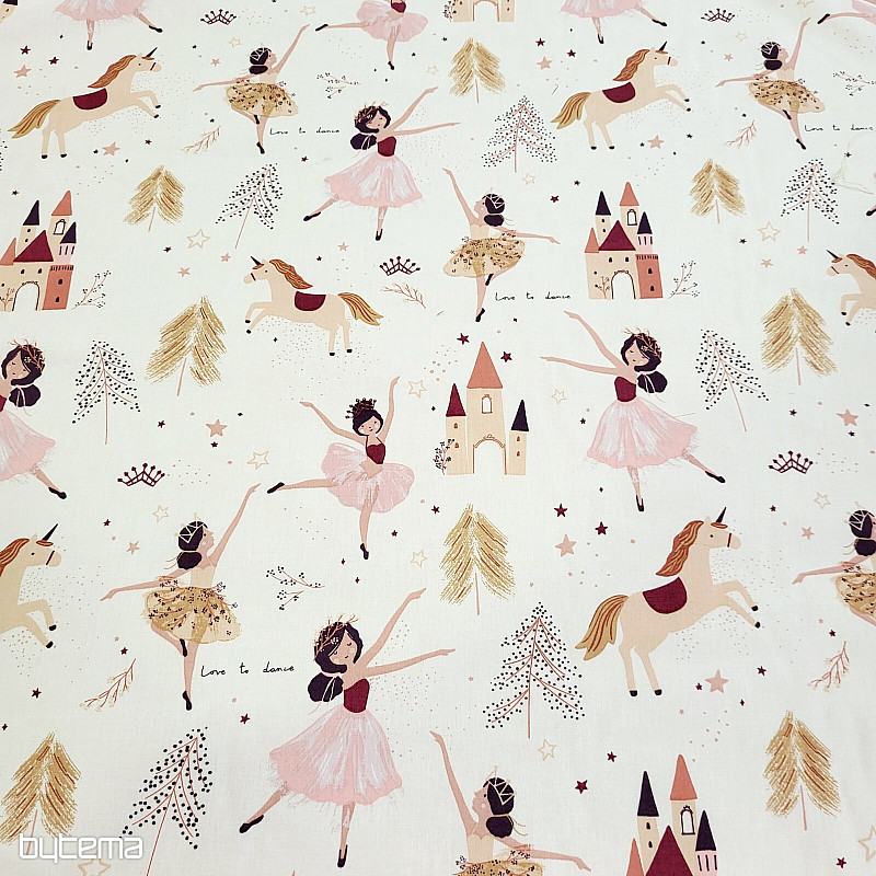 Bavlněná látka TANEČNICE
