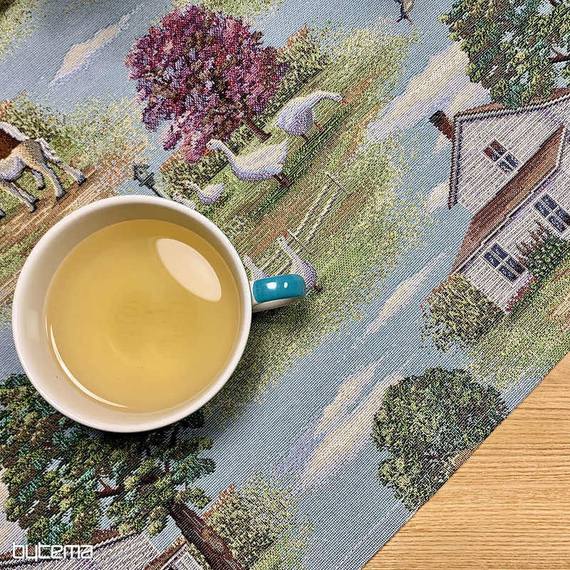 Gobelínový ubrus a šál VENKOV