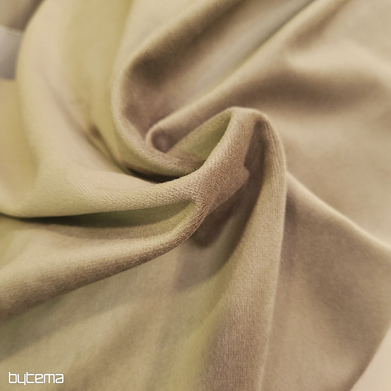 Luxusní jednobarevná designová dekorační látka GERSTER 77042/0200 HNĚDÁ