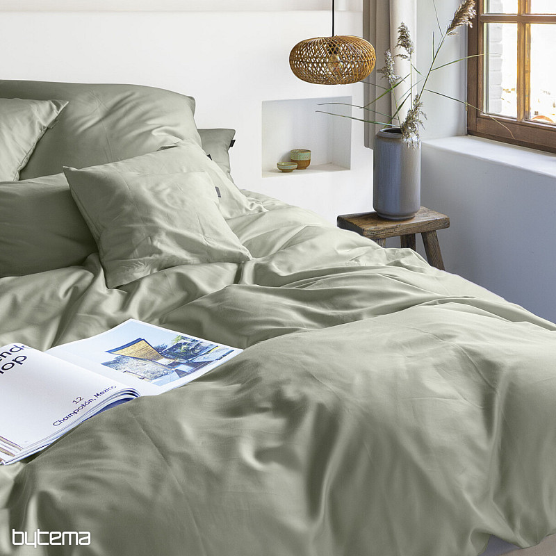 IRISETTE luxusní bavlněný satén PARIS 8000-32 ŠALVĚJOVÁ