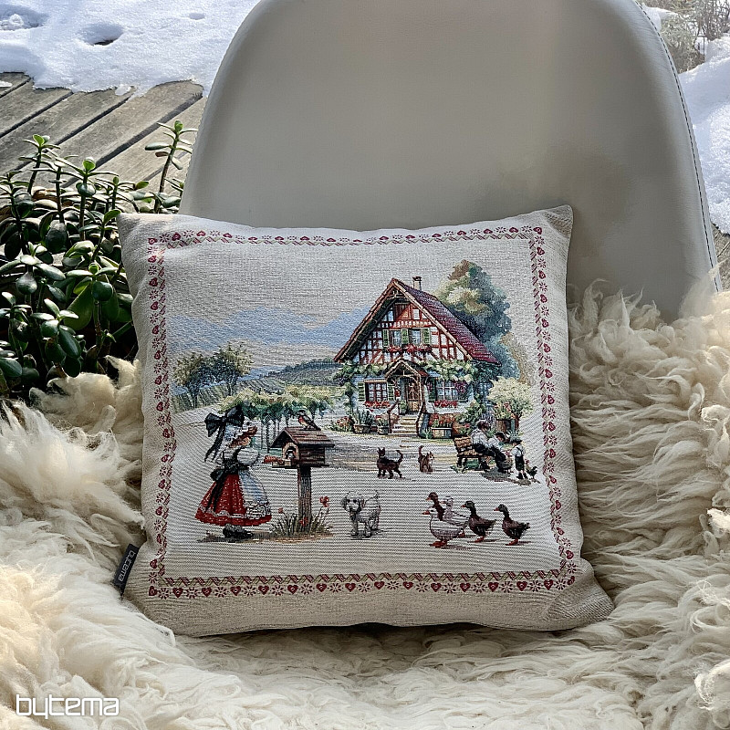 Gobelínový povlak na polštář DVOREK