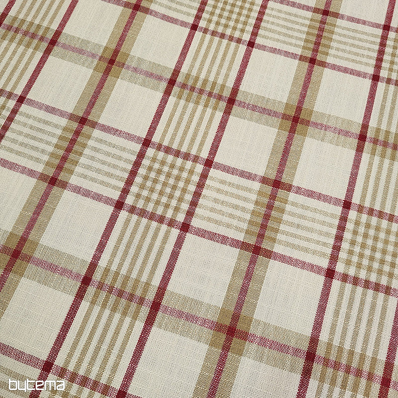 Dekorační látka ANZOL ČERVENÝ