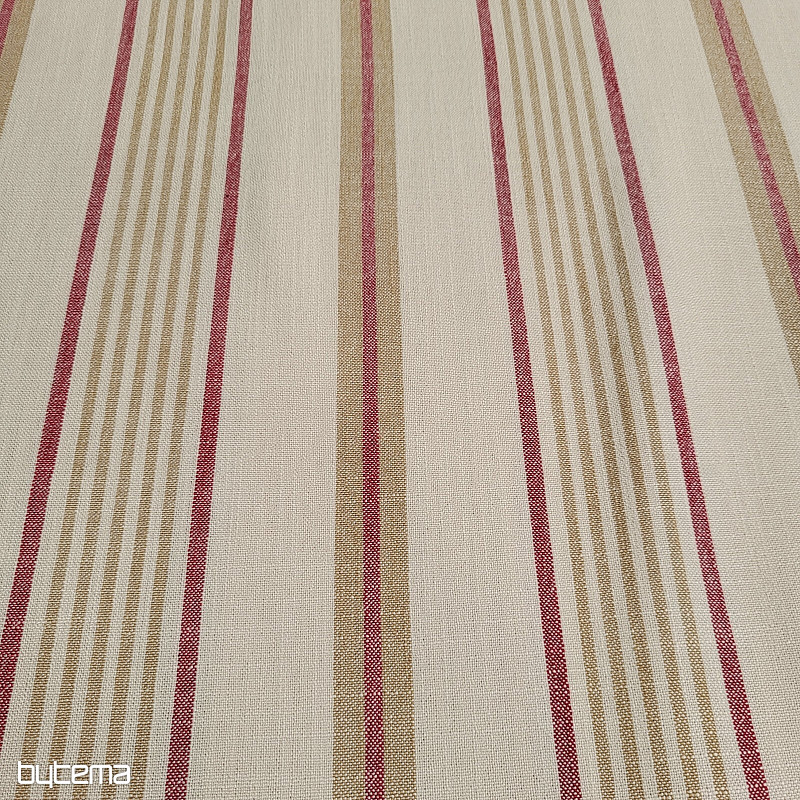 Dekorační látka TANGO ČERVENÝ